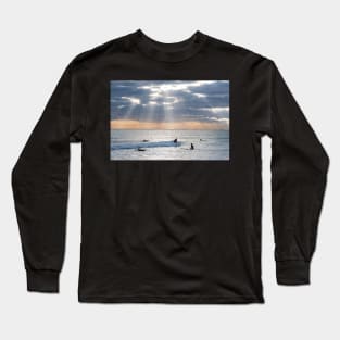 Going Surfing on Miami Beach Florida Sunrays Long Sleeve T-Shirt